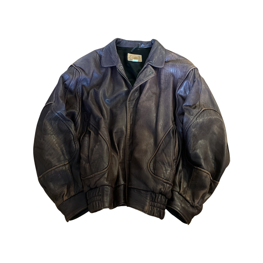 the olde Hide House leather jacket XL - レザージャケット